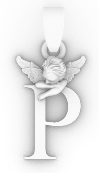 angels and the Russian alphabet 3D print model_23