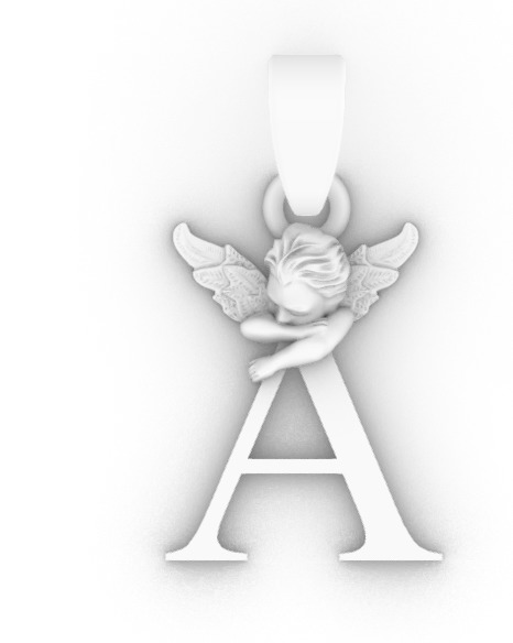 angels and the Russian alphabet 3D print model_6