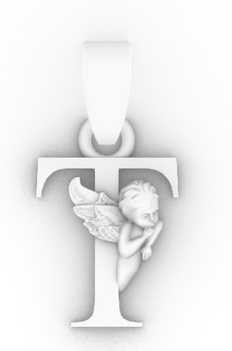 angels and the Russian alphabet 3D print model_25