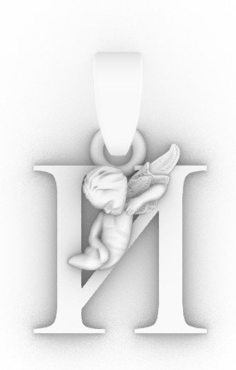 angels and the Russian alphabet 3D print model_15