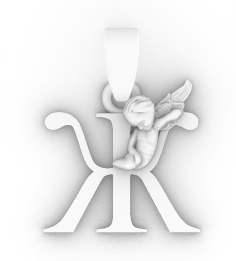 angels and the Russian alphabet 3D print model_13