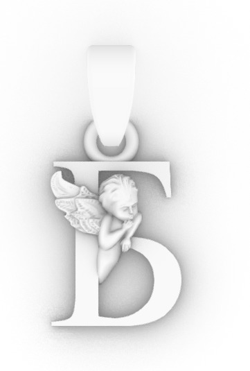 angels and the Russian alphabet 3D print model_7