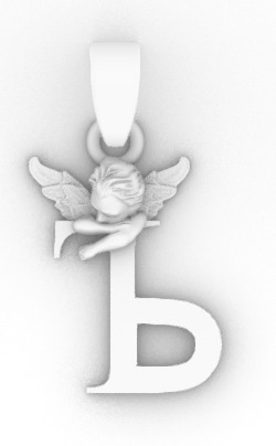 angels and the Russian alphabet 3D print model_33