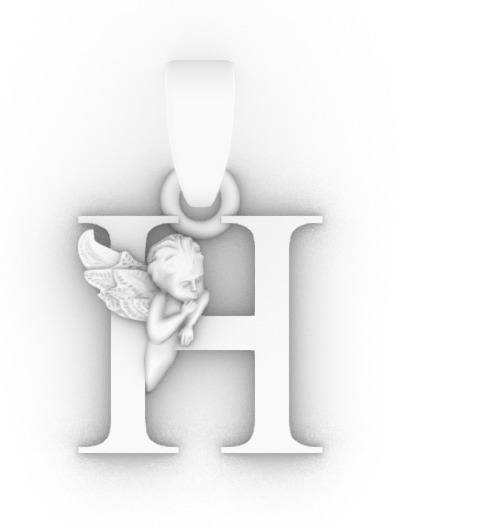 angels and the Russian alphabet 3D print model_20