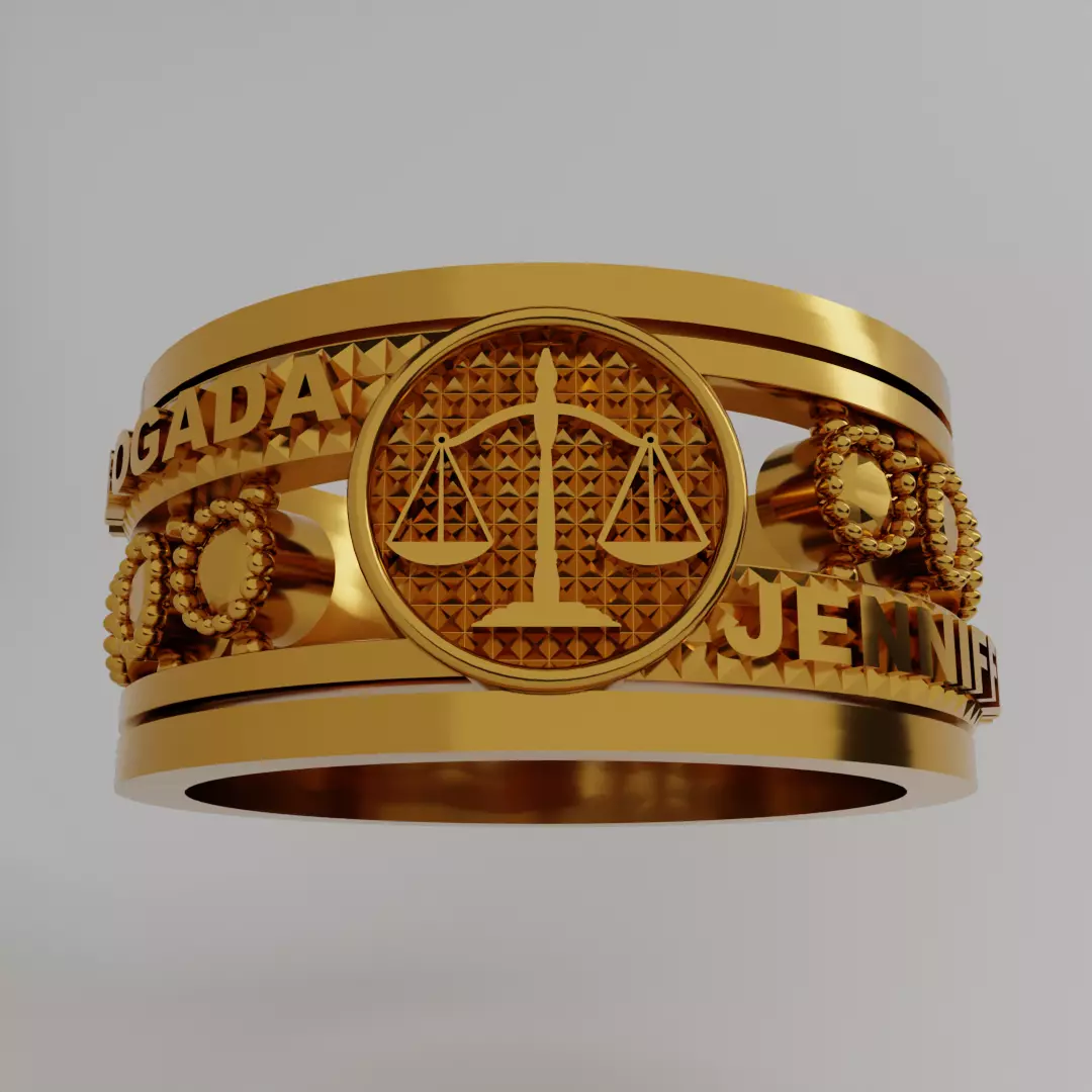 Abogada RIng 3D print model_0