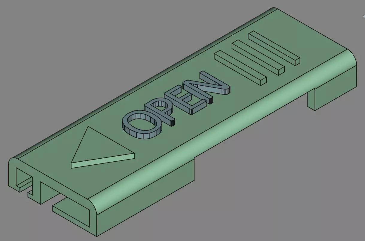 Numark PT-01 USB Cover Lock 3D print model_0