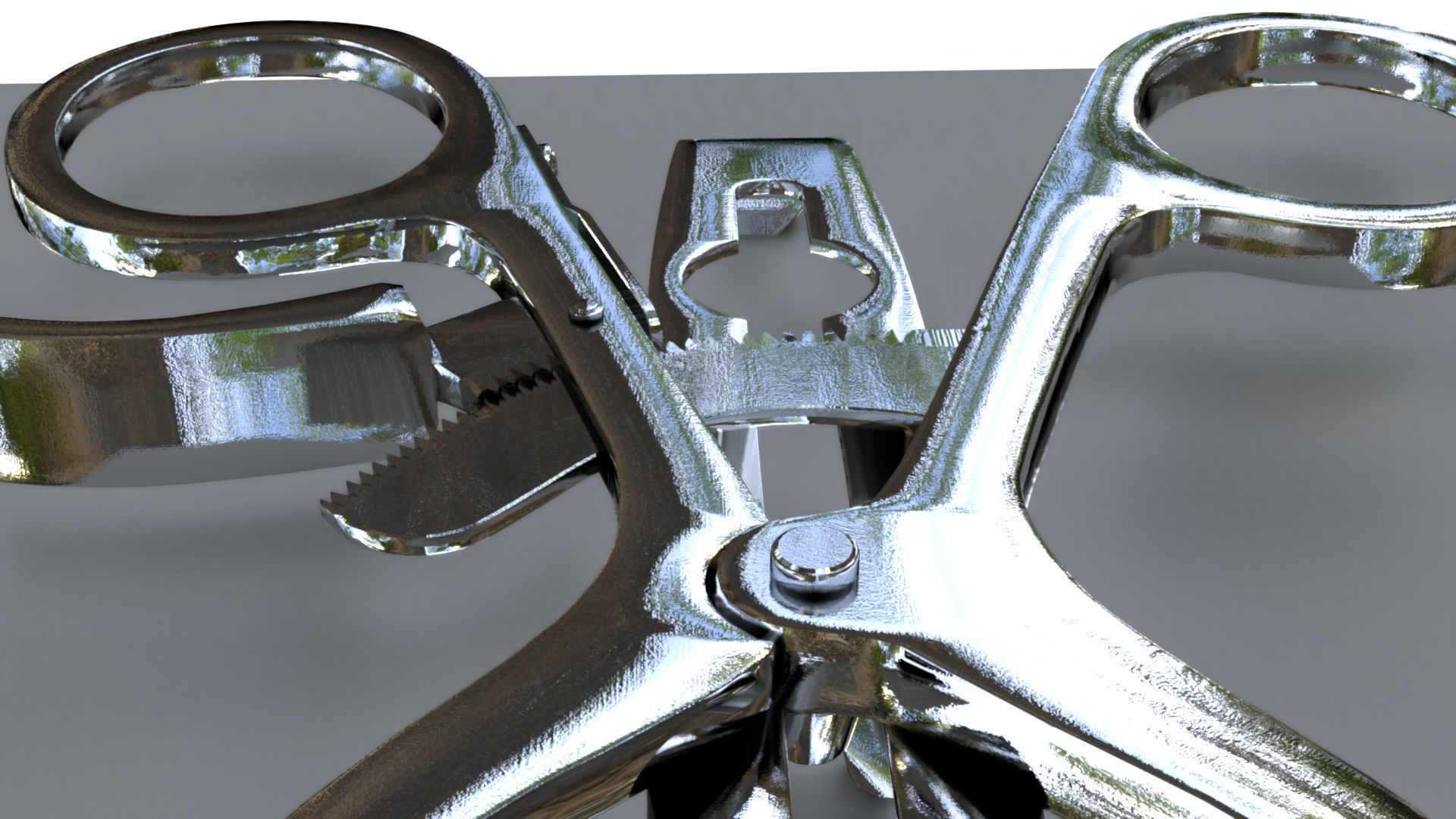 Henley Retractor surgical instrument 3D model_7