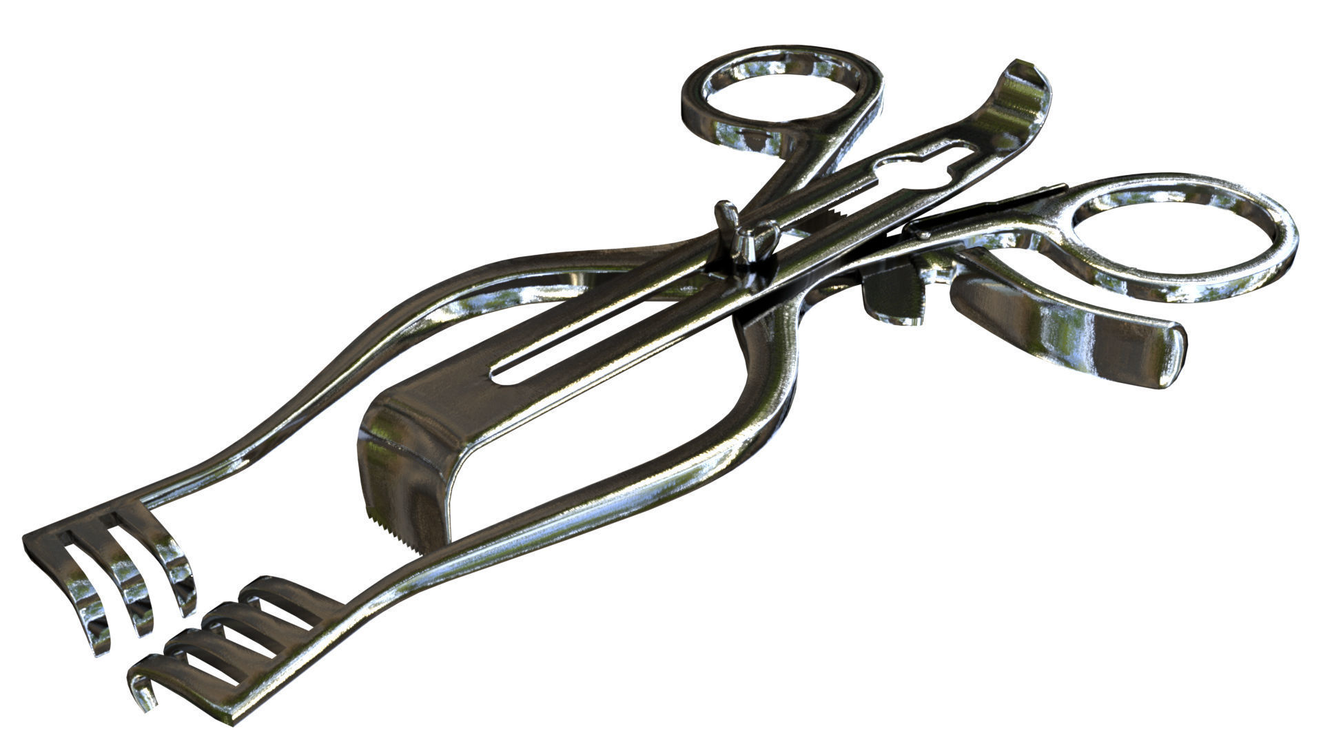 Henley Retractor surgical instrument 3D model_12