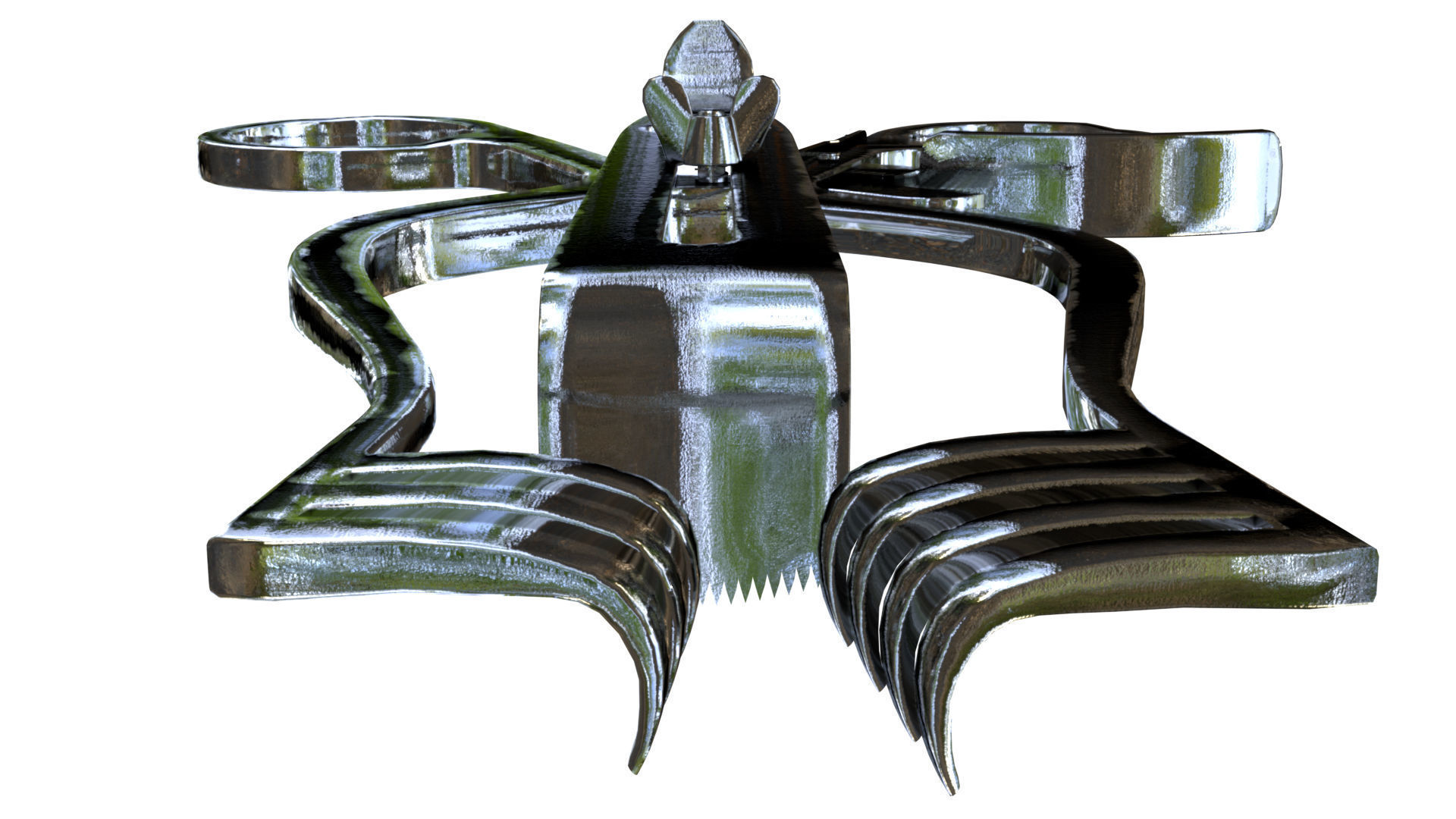 Henley Retractor surgical instrument 3D model_13