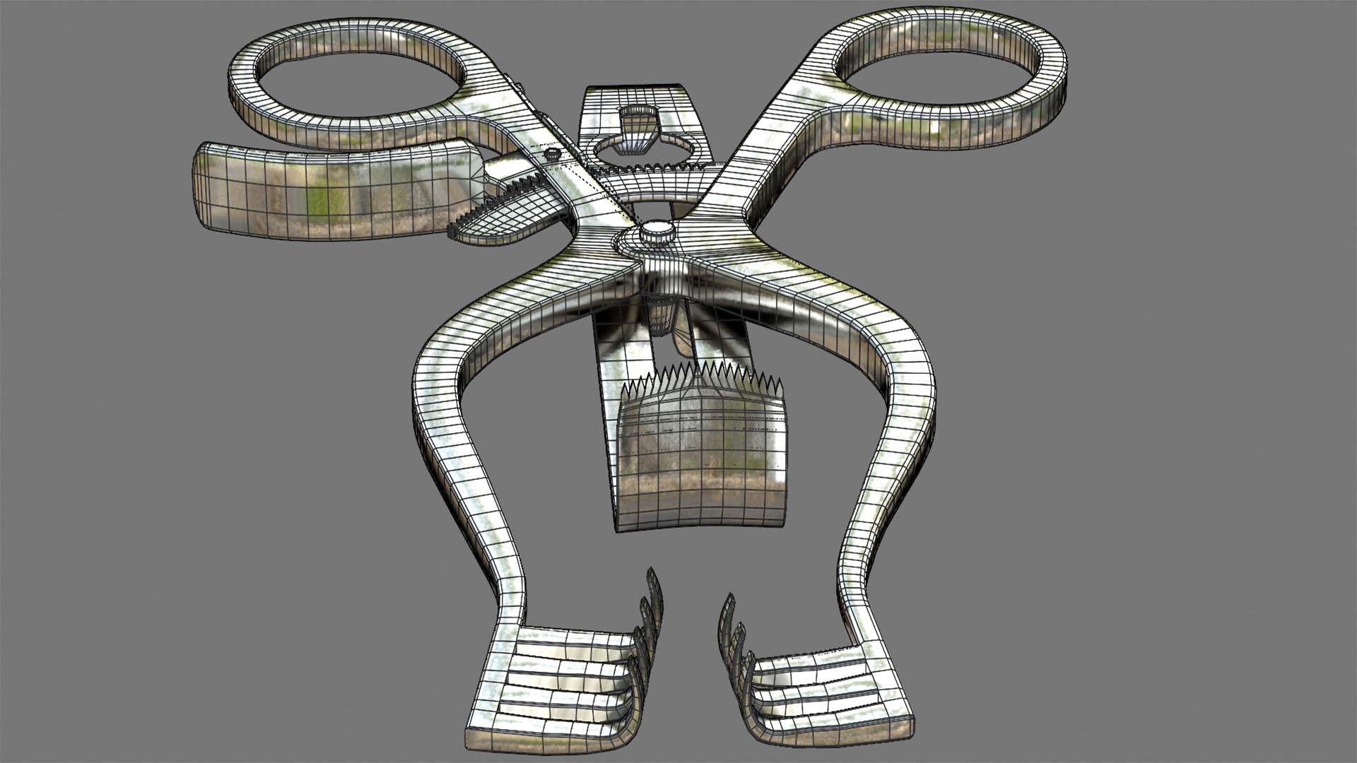 Henley Retractor surgical instrument 3D model_4