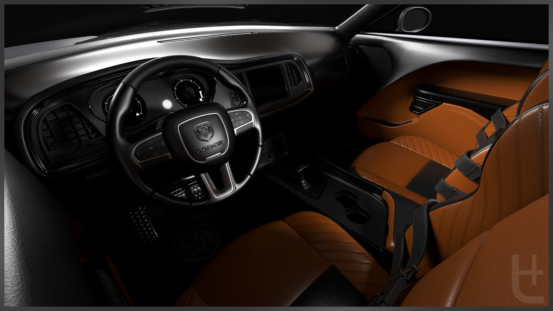 Dodge Hellcat SRT 3D model_6