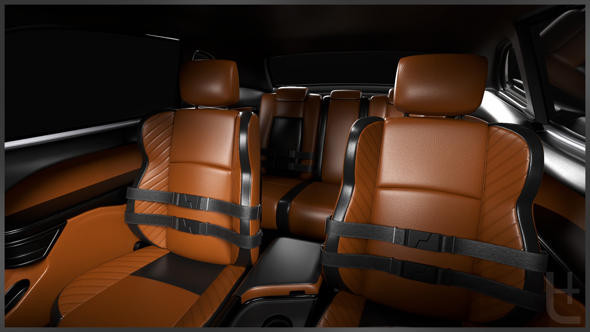 Dodge Hellcat SRT 3D model_5