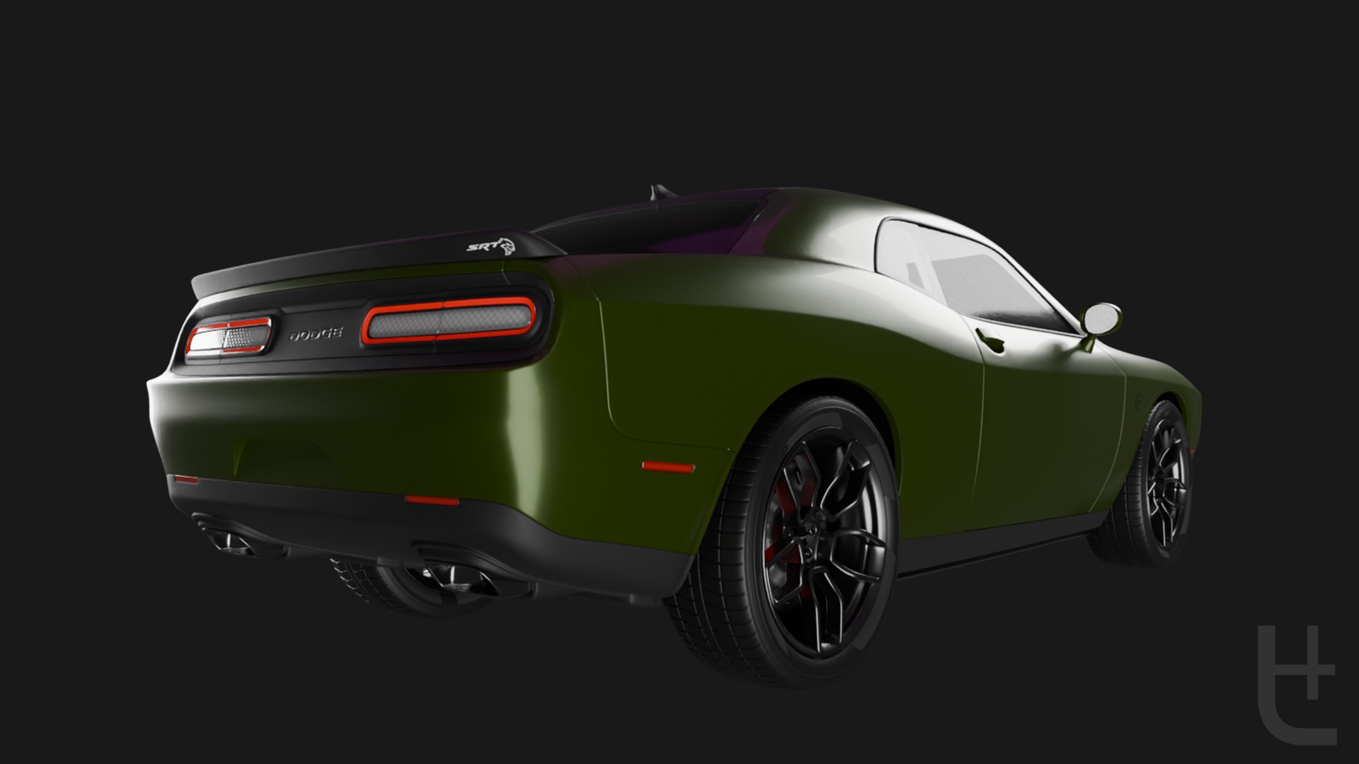Dodge Hellcat SRT 3D model_8