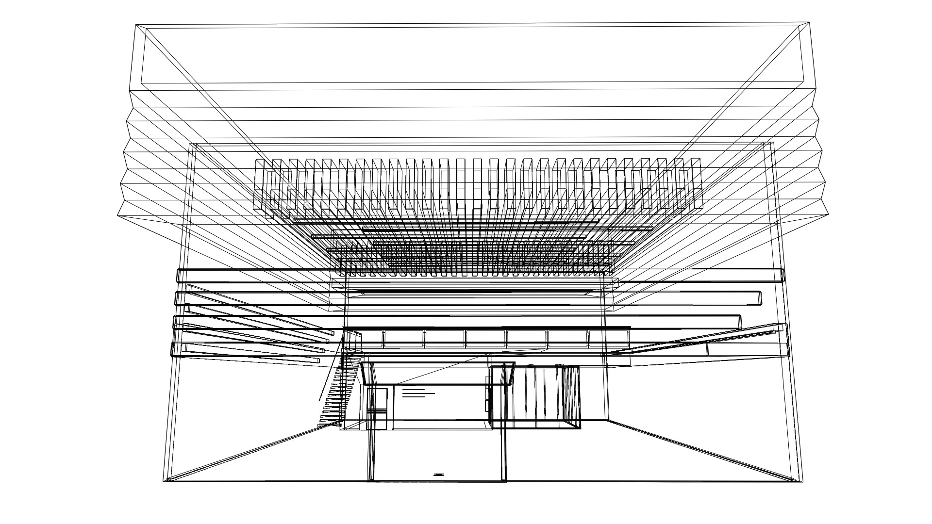 car STUDIO SCENE warehouse 3D future futuristic 3D model_15