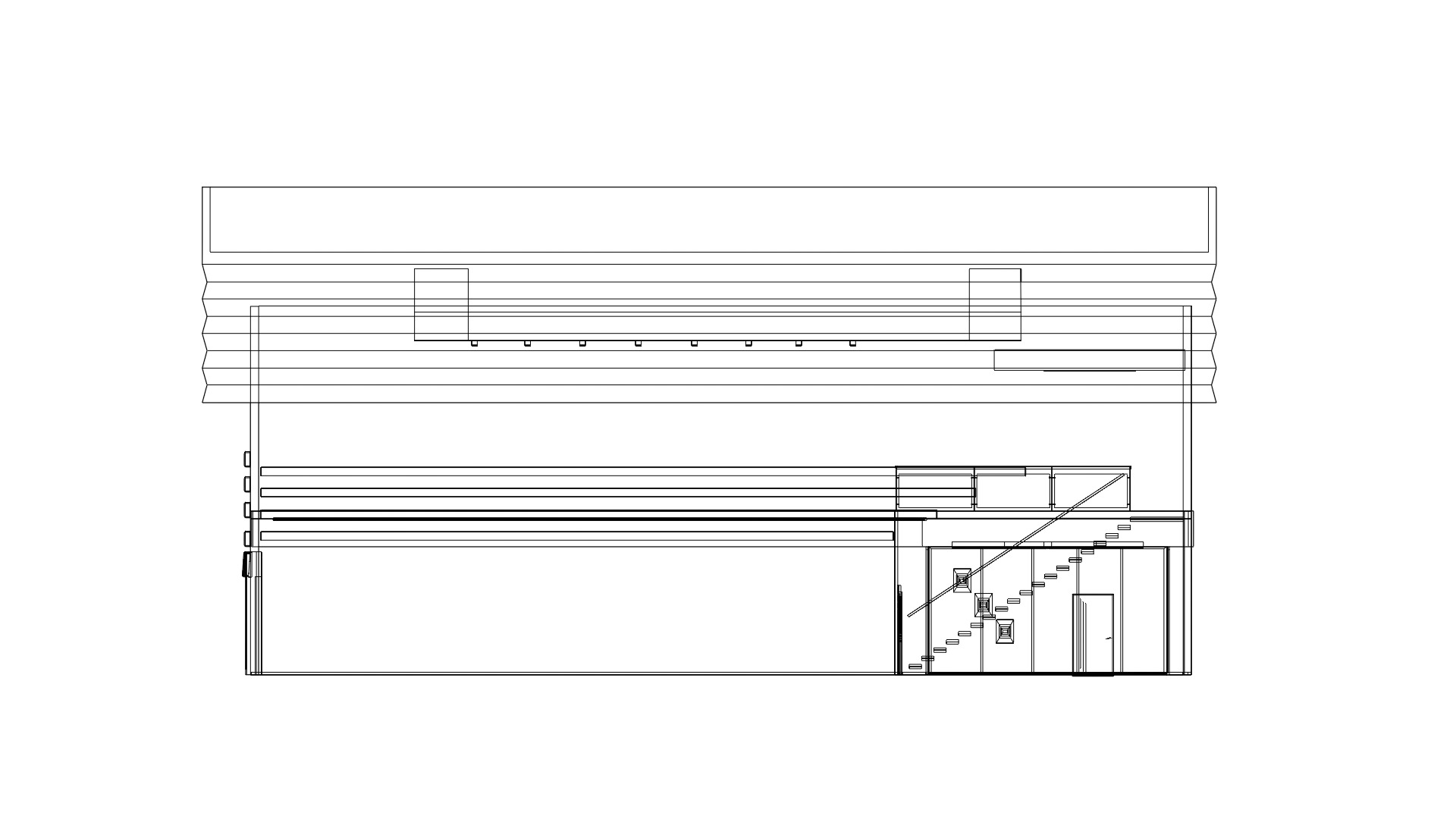 car STUDIO SCENE warehouse 3D future futuristic 3D model_13