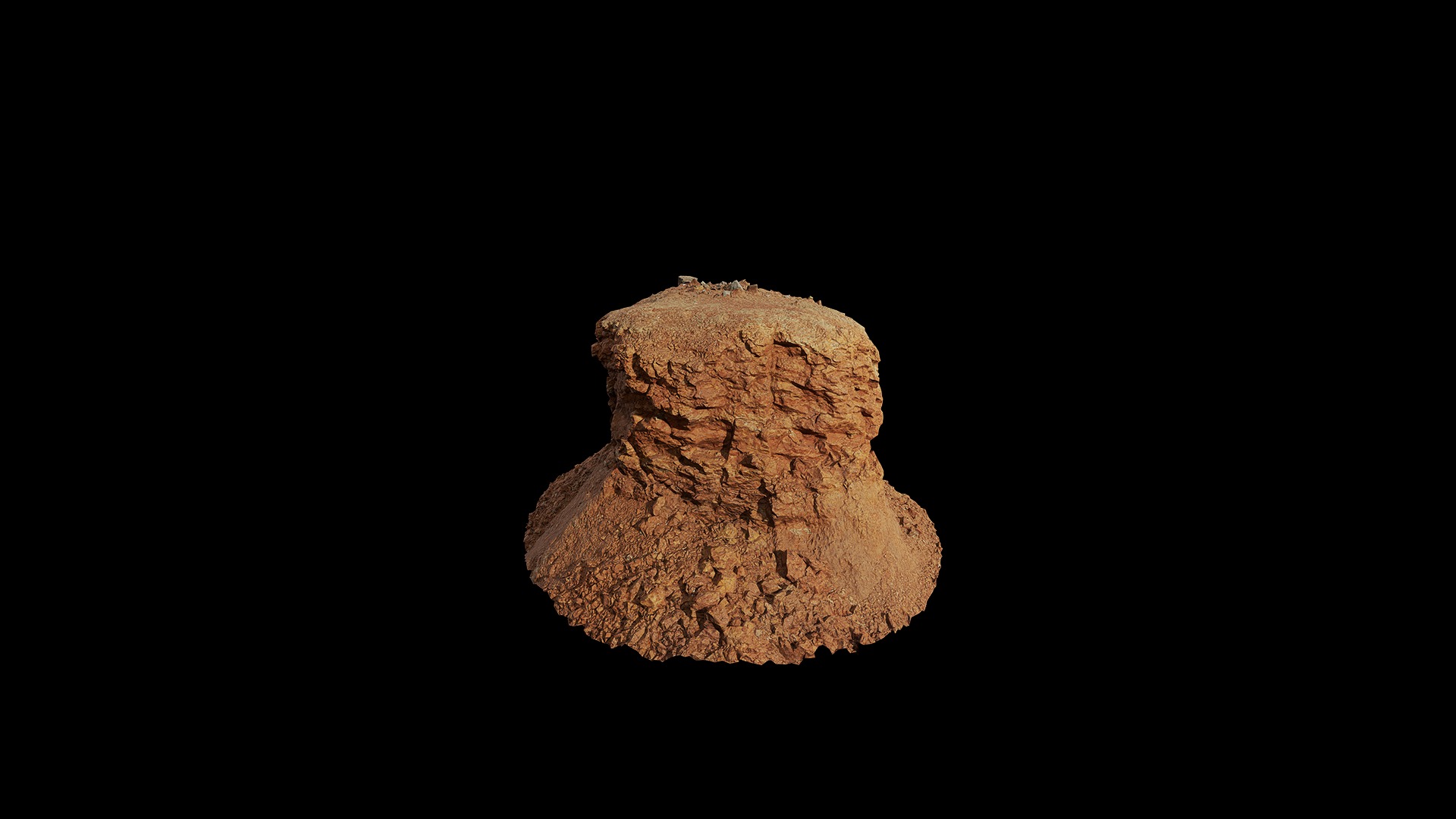 Anydrafts Mound Stone 02 Low-poly 3D model_3