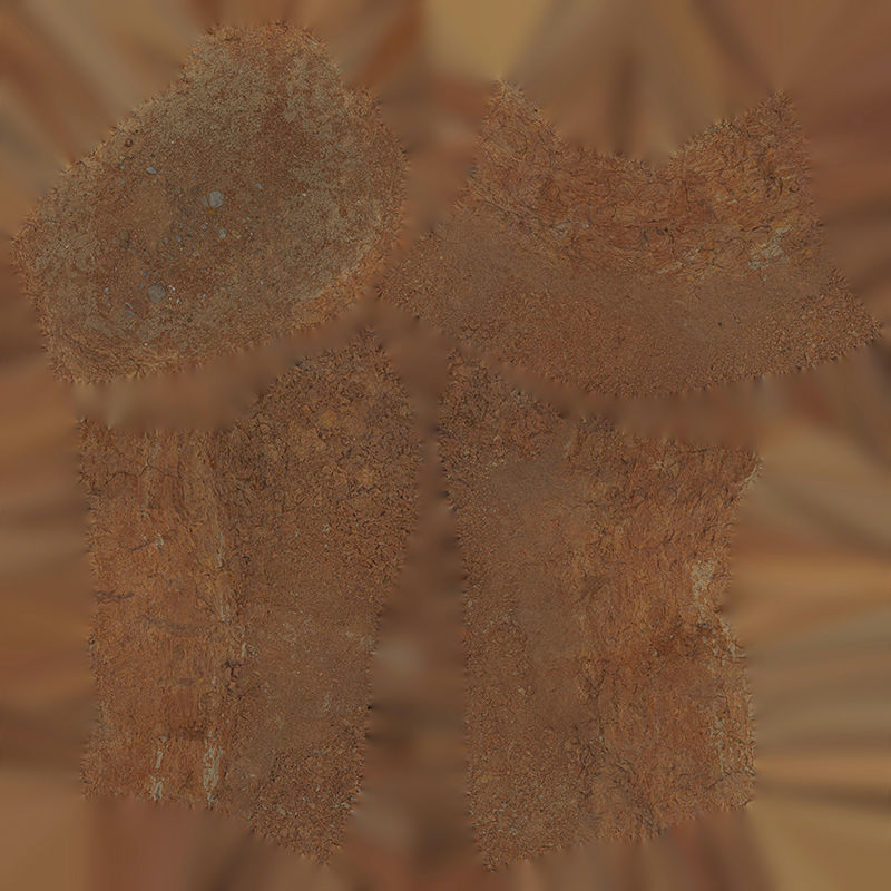 Anydrafts Mound Stone 02 Low-poly 3D model_8