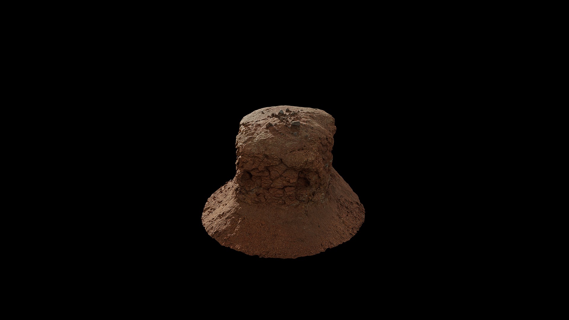 Anydrafts Mound Stone 02 Low-poly 3D model_5