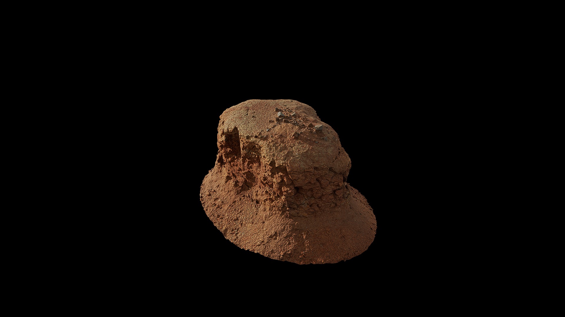 Anydrafts Mound Stone 02 Low-poly 3D model_1