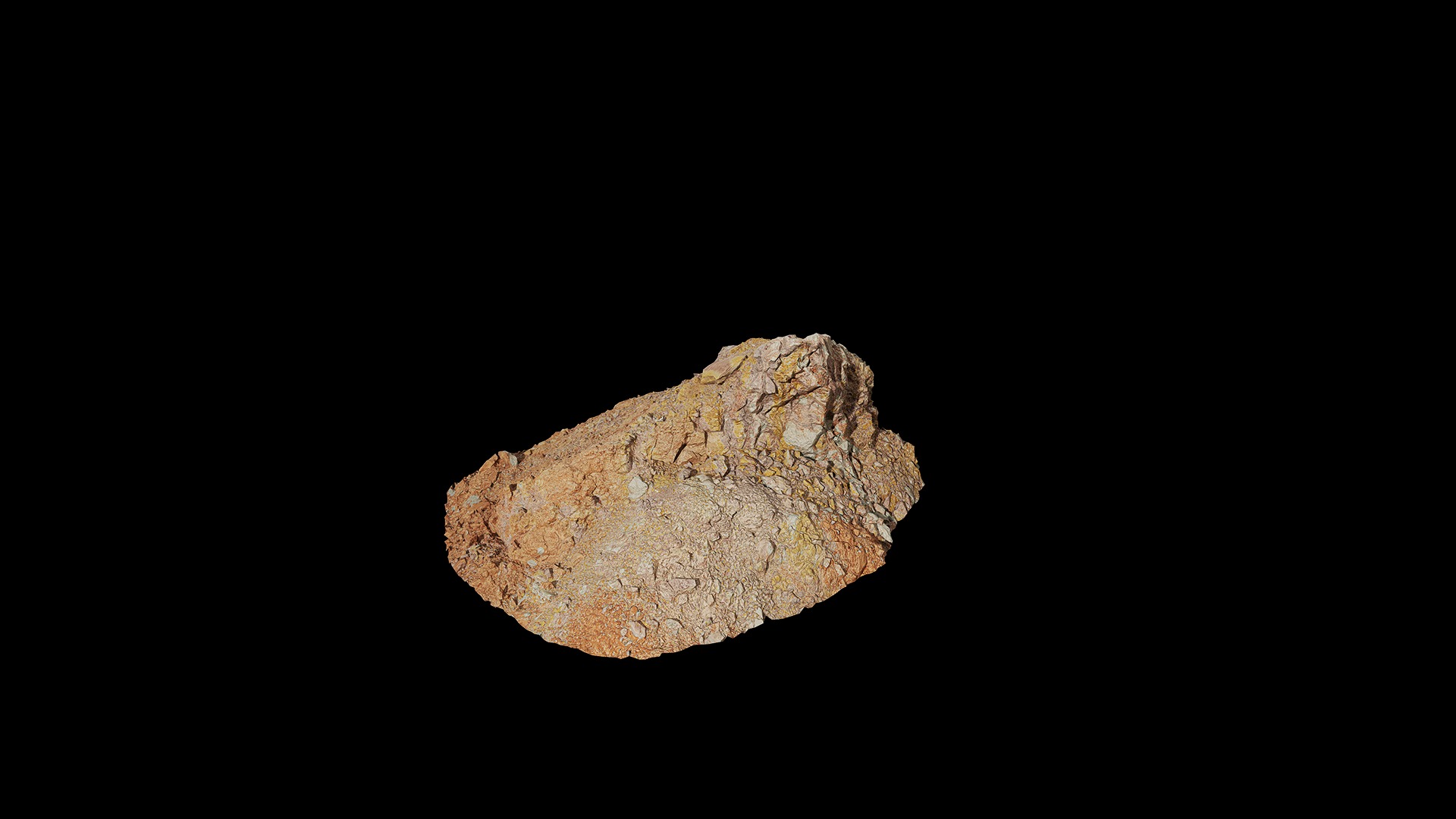 Anydrafts Mound Stone 03 Low-poly 3D model_7