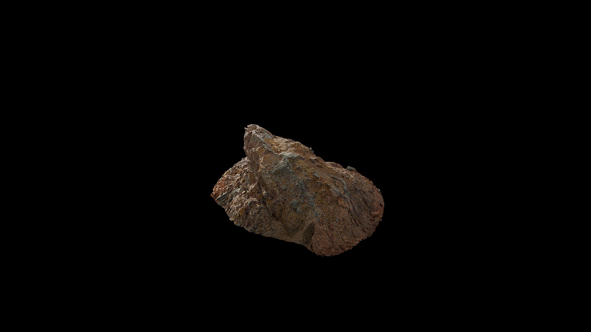 Anydrafts Mound Stone 03 Low-poly 3D model_5