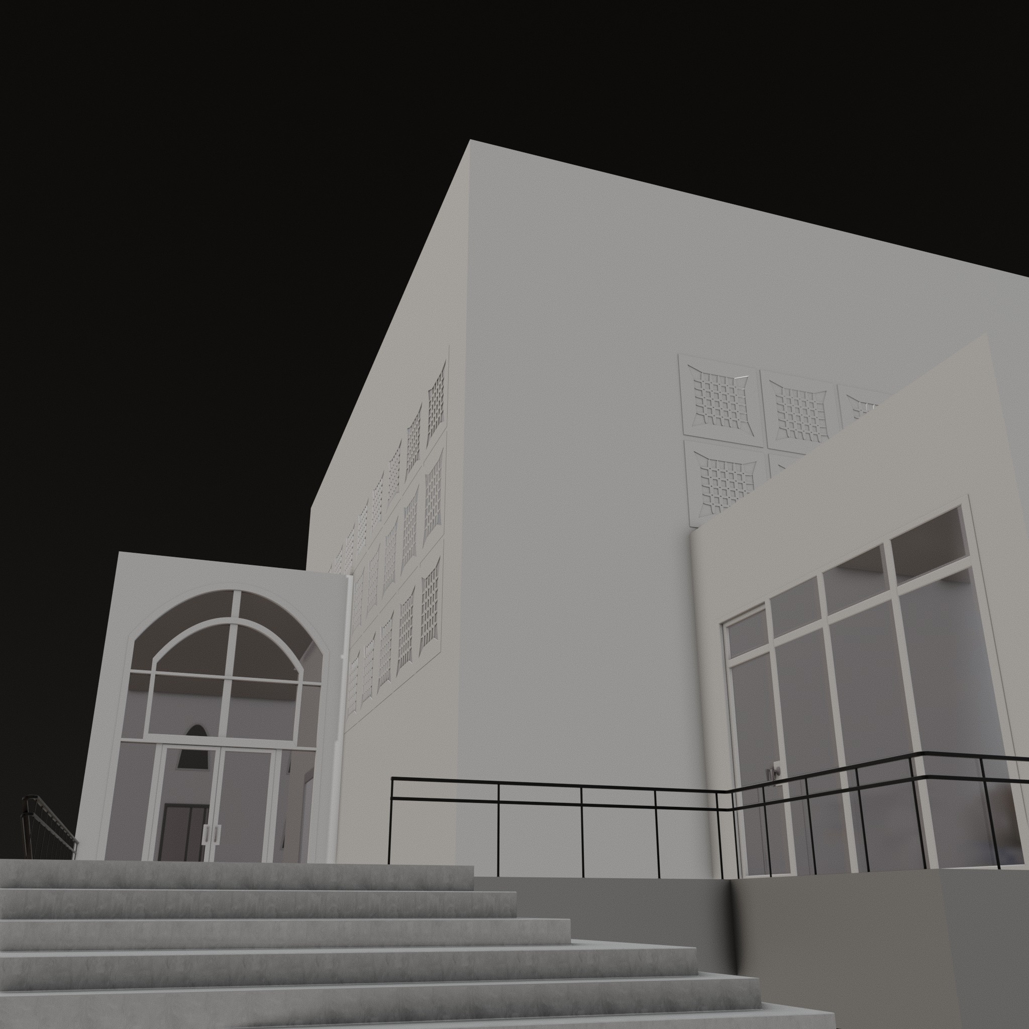 Mosque Exterior 3D model_6