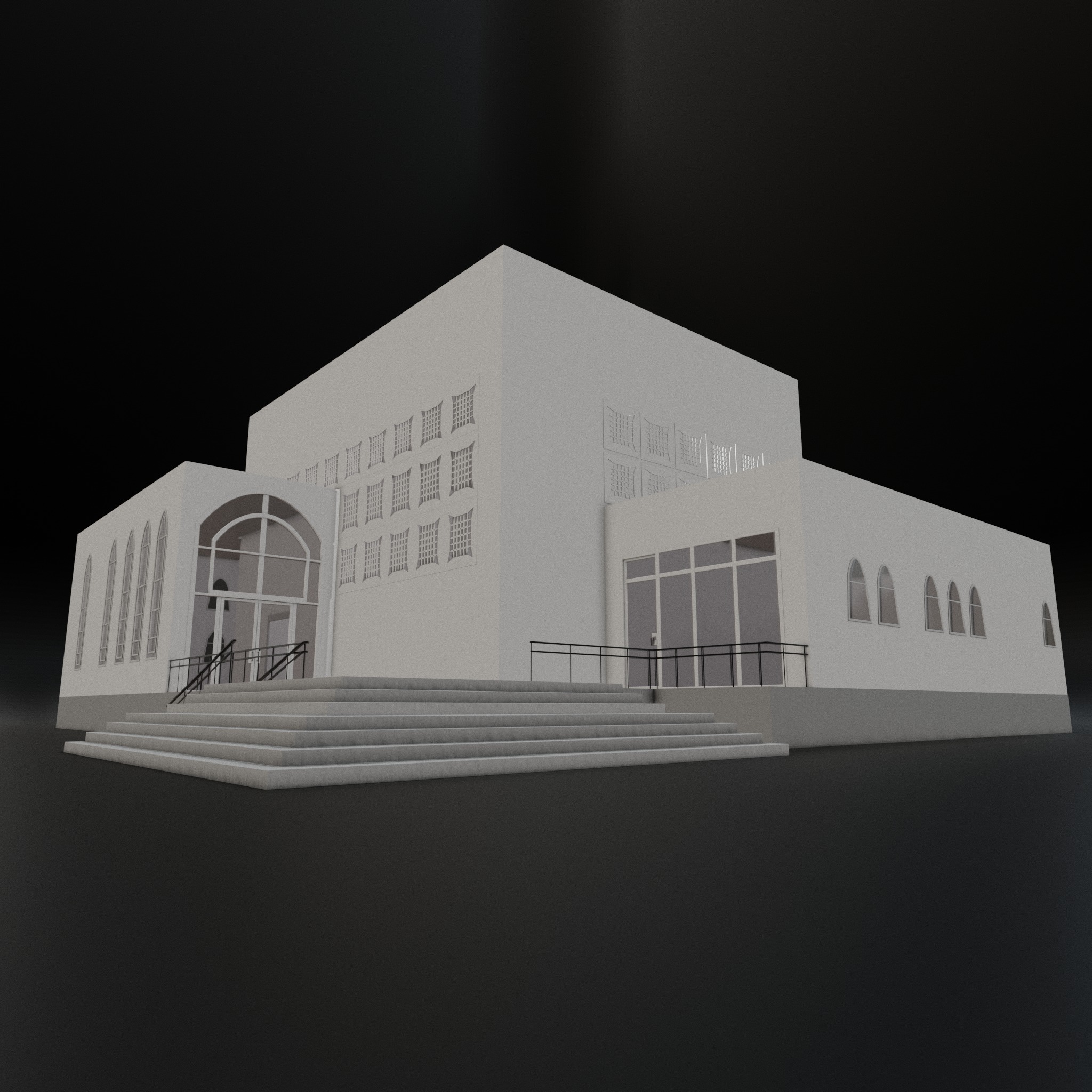 Mosque Exterior 3D model_8