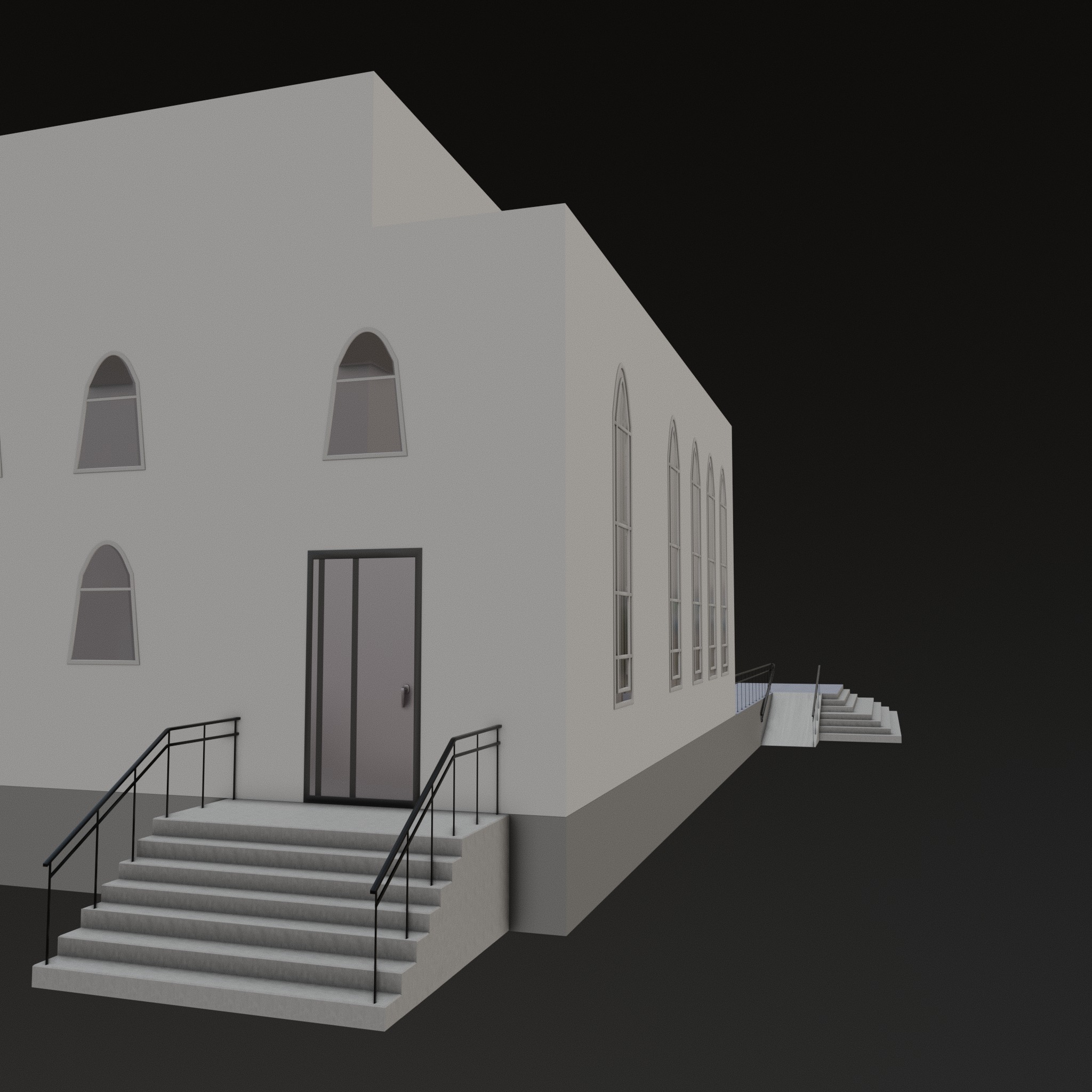 Mosque Exterior 3D model_16