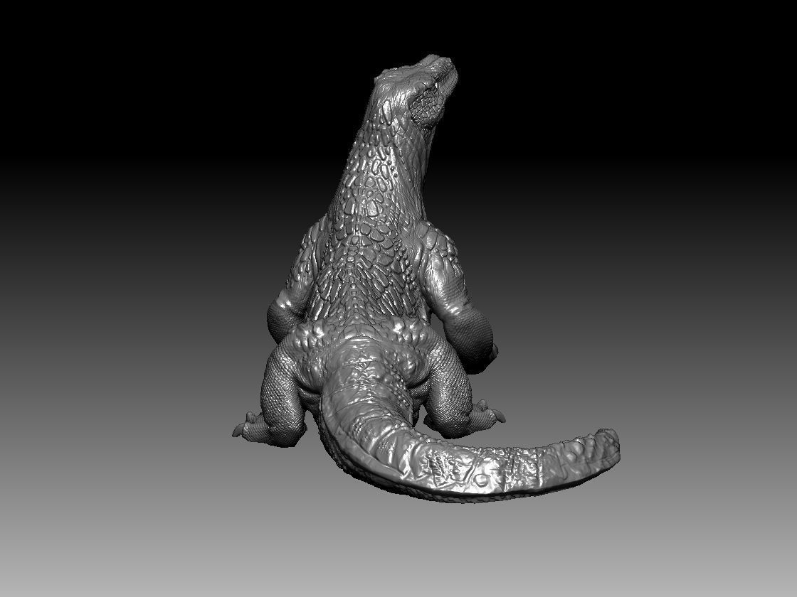 Komodo Dragon 3D Print Model 3D print model_4