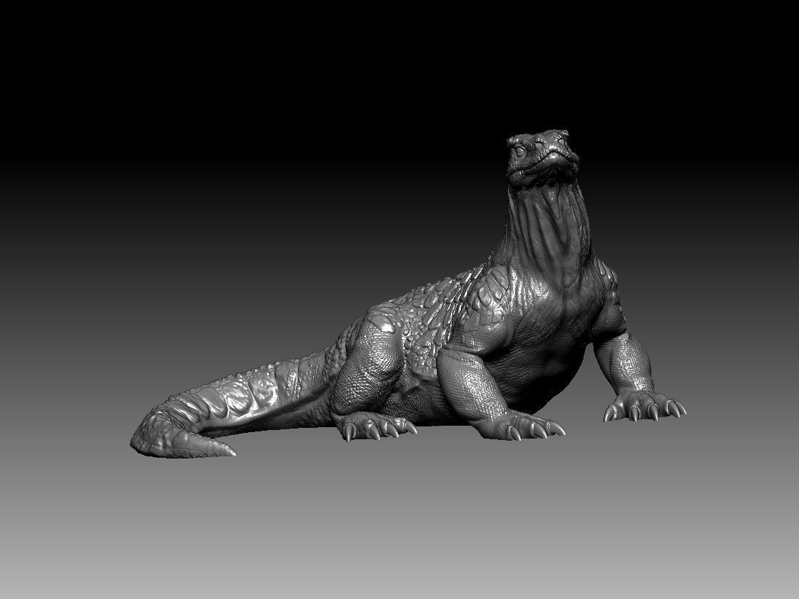 Komodo Dragon 3D Print Model 3D print model_1
