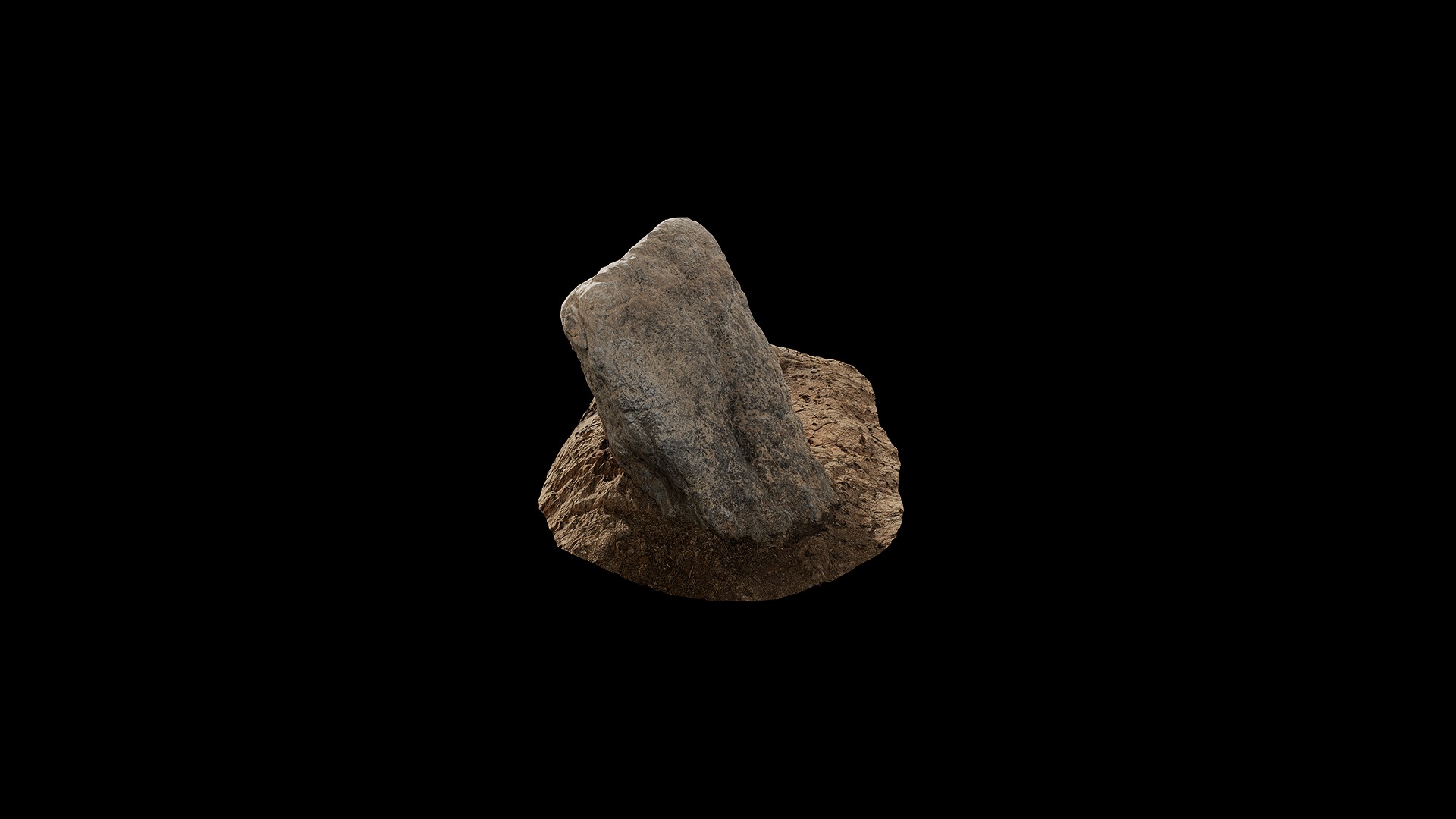 Anydrafts Riverway Rock 02 Low-poly 3D model_4