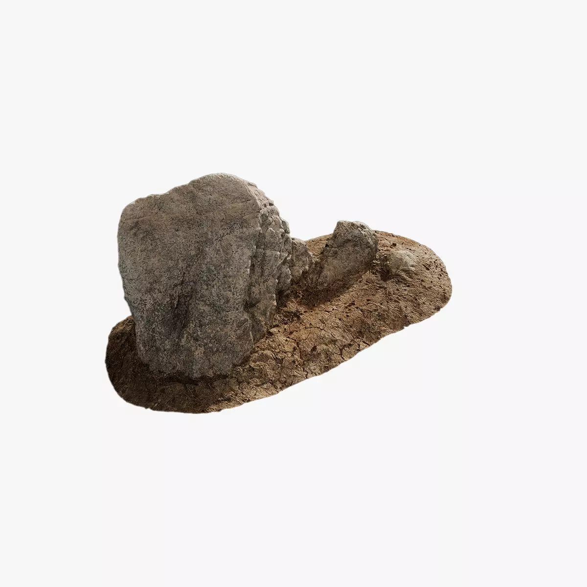 Anydrafts Riverway Rock 02 Low-poly 3D model_0