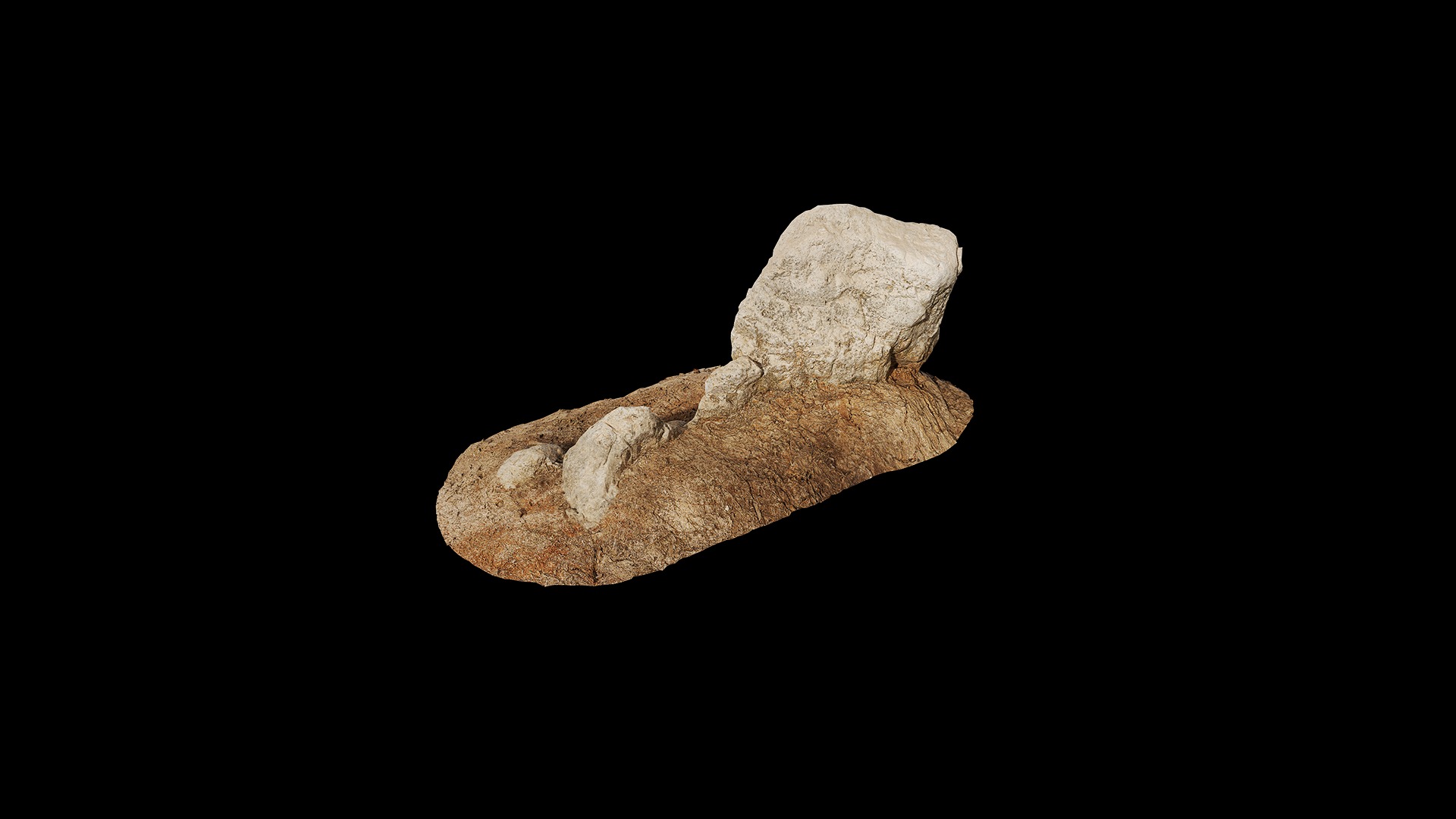 Anydrafts Riverway Rock 02 Low-poly 3D model_7