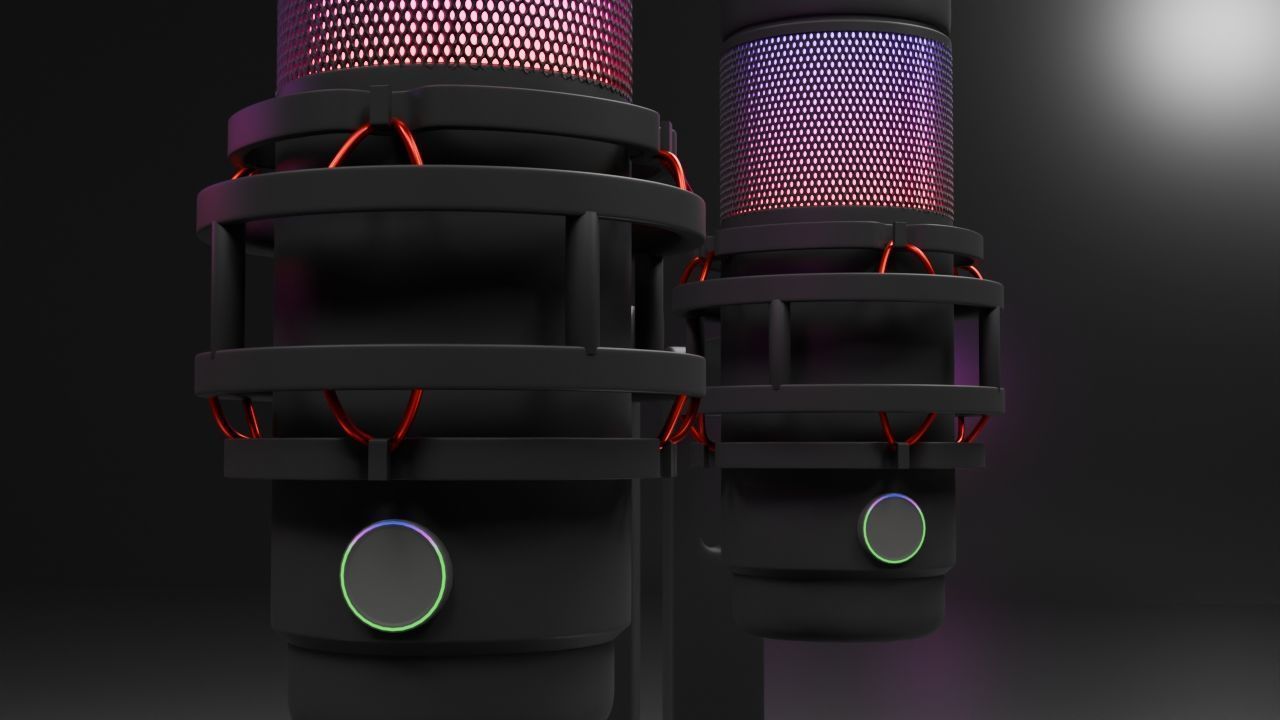 microphone 3D model_1