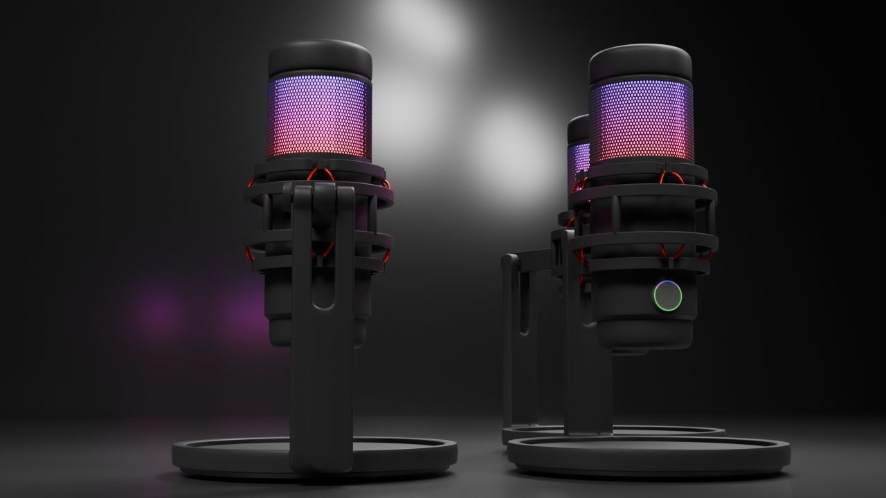 microphone 3D model_2