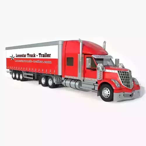 International LoneStar Sleeper Semi Truck