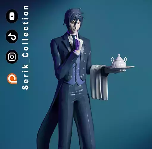 SEBASTIAN MICHAELIS - BLACK BUTLER 3D print model