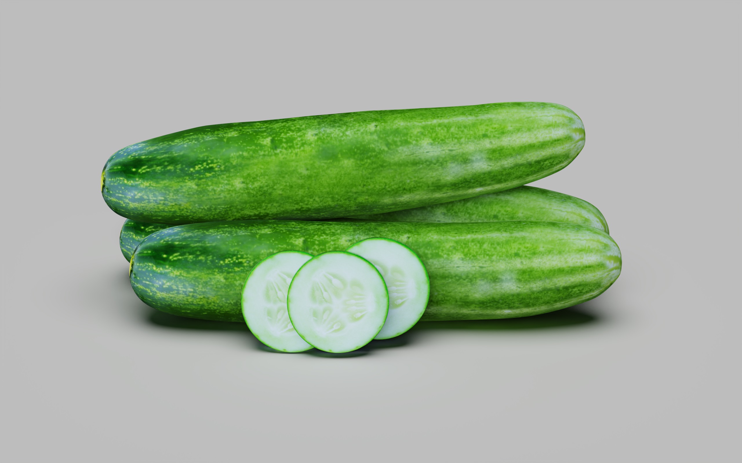 Cucumber 3D model_1