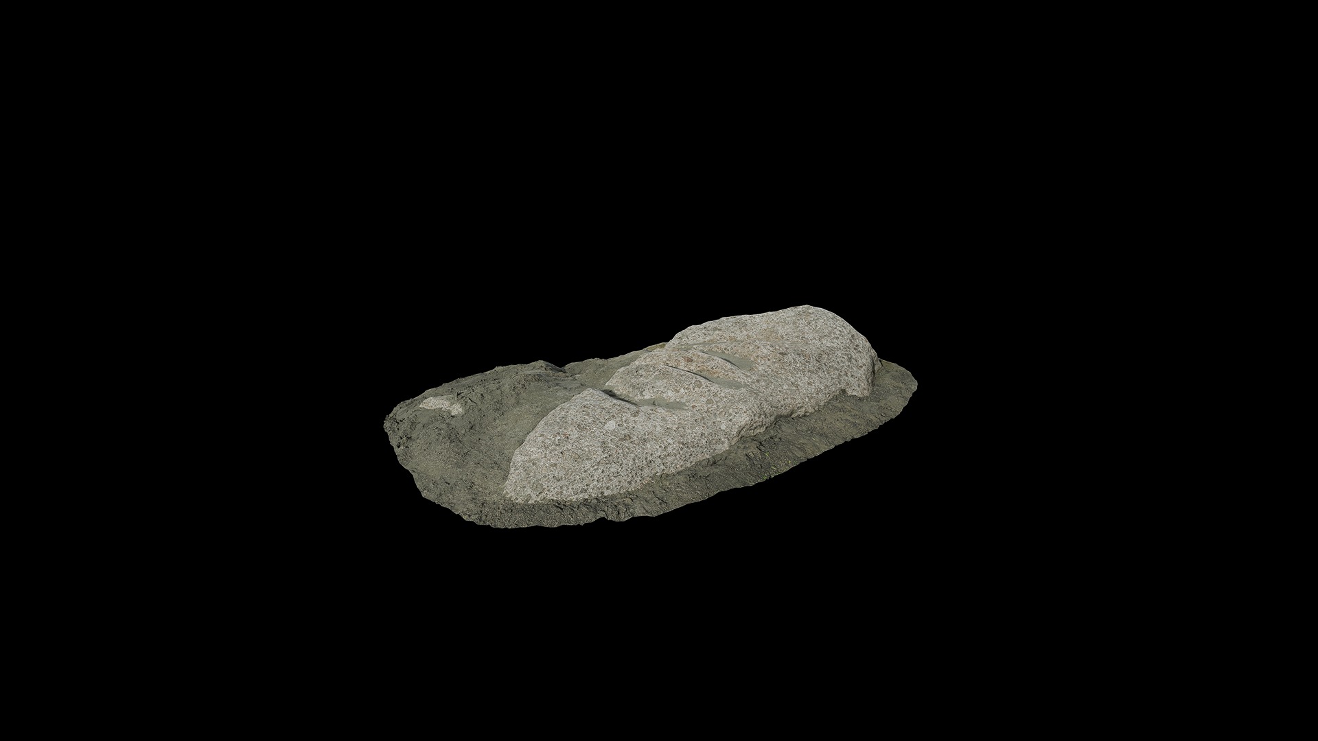 Anydrafts Riverway Rock 53 Low-poly 3D model_7