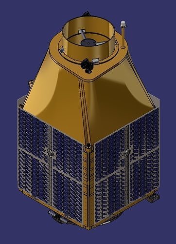 Next-generation mid-size satellites 3D model