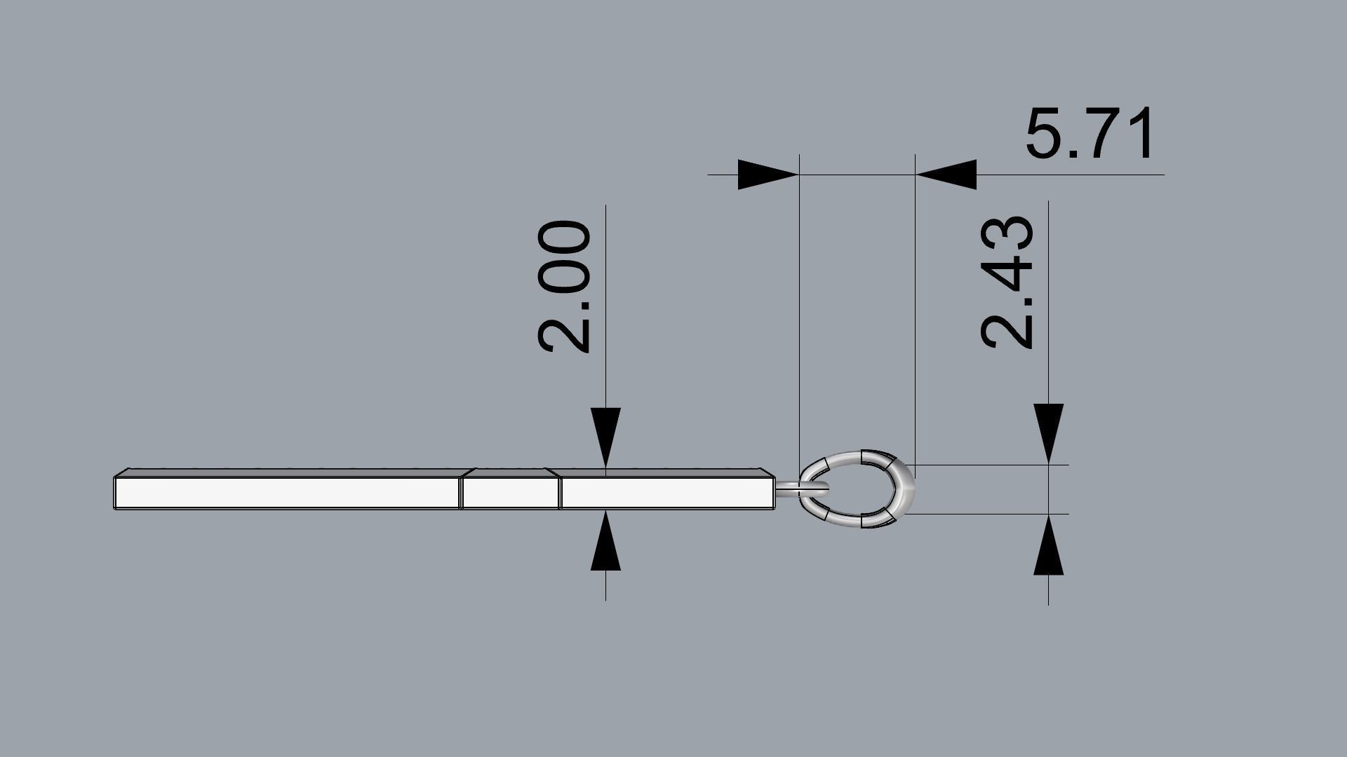 Cross Diamond Pendant - 3D Printable Model 3D model_4