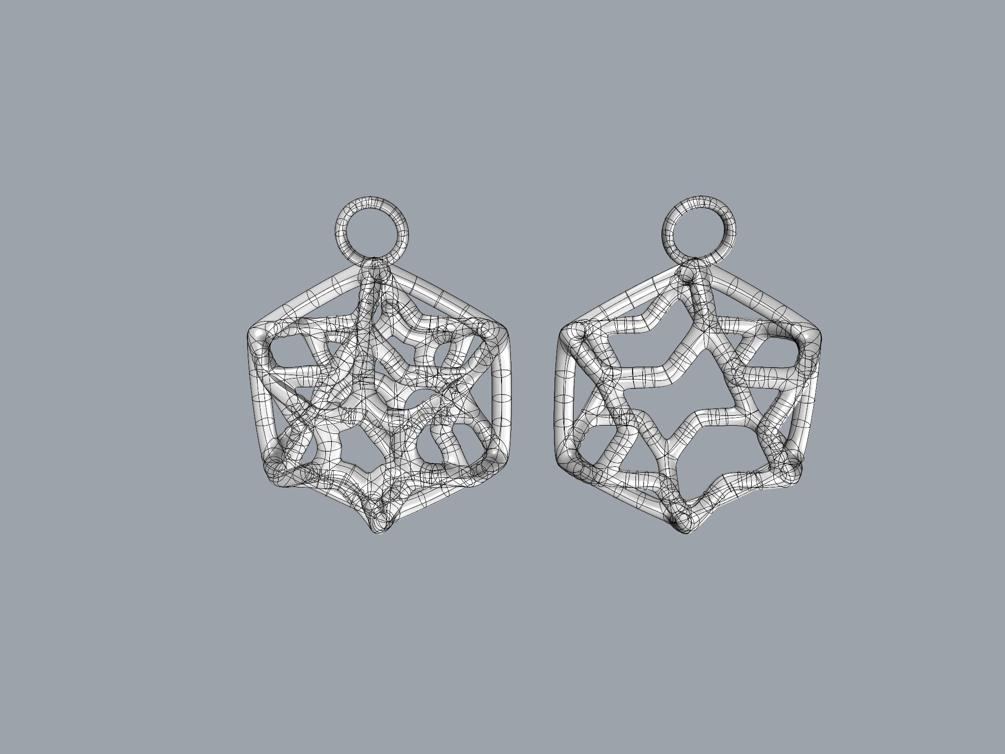 Star Decoration Ornament 3D print model_5