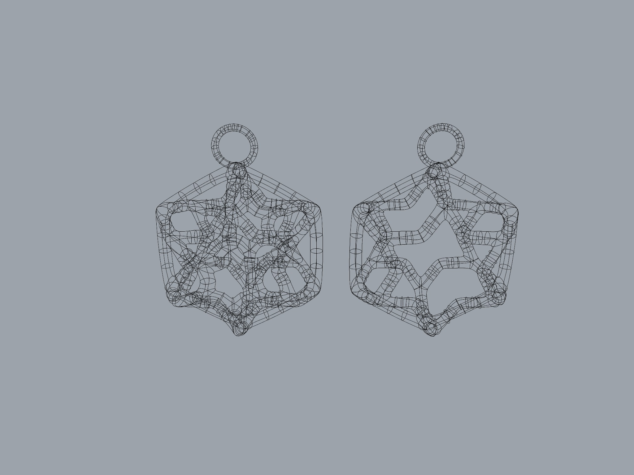 Star Decoration Ornament 3D print model_4