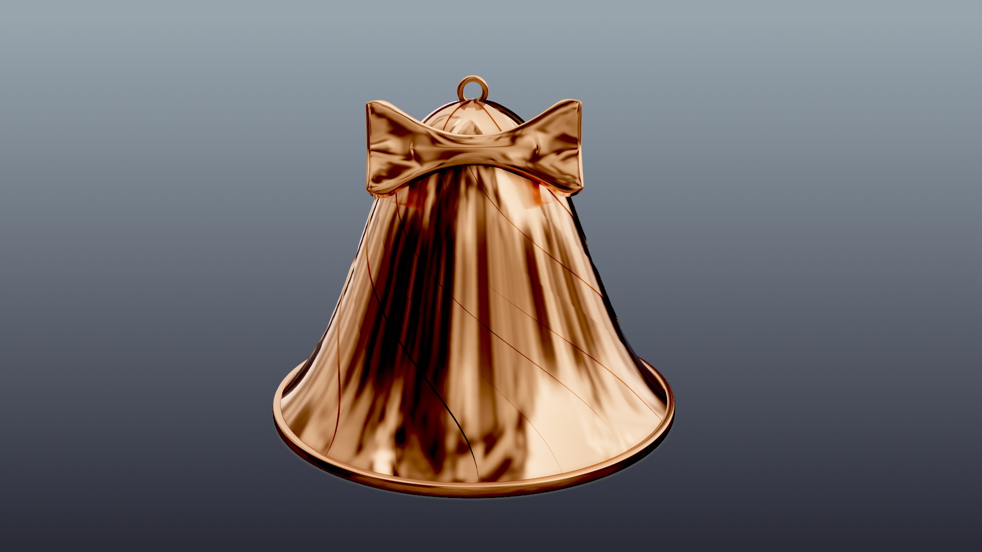 Christmas Bowtie Jingle Bell 3D print model_6