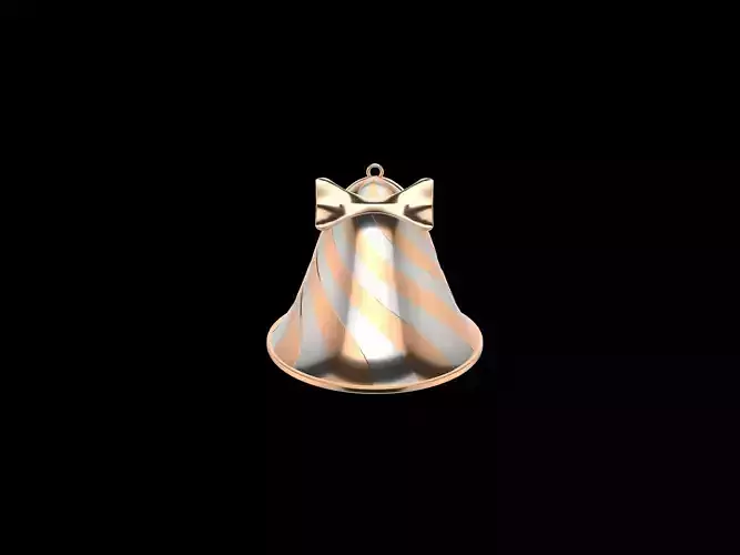 Christmas Bowtie Jingle Bell 3D print model