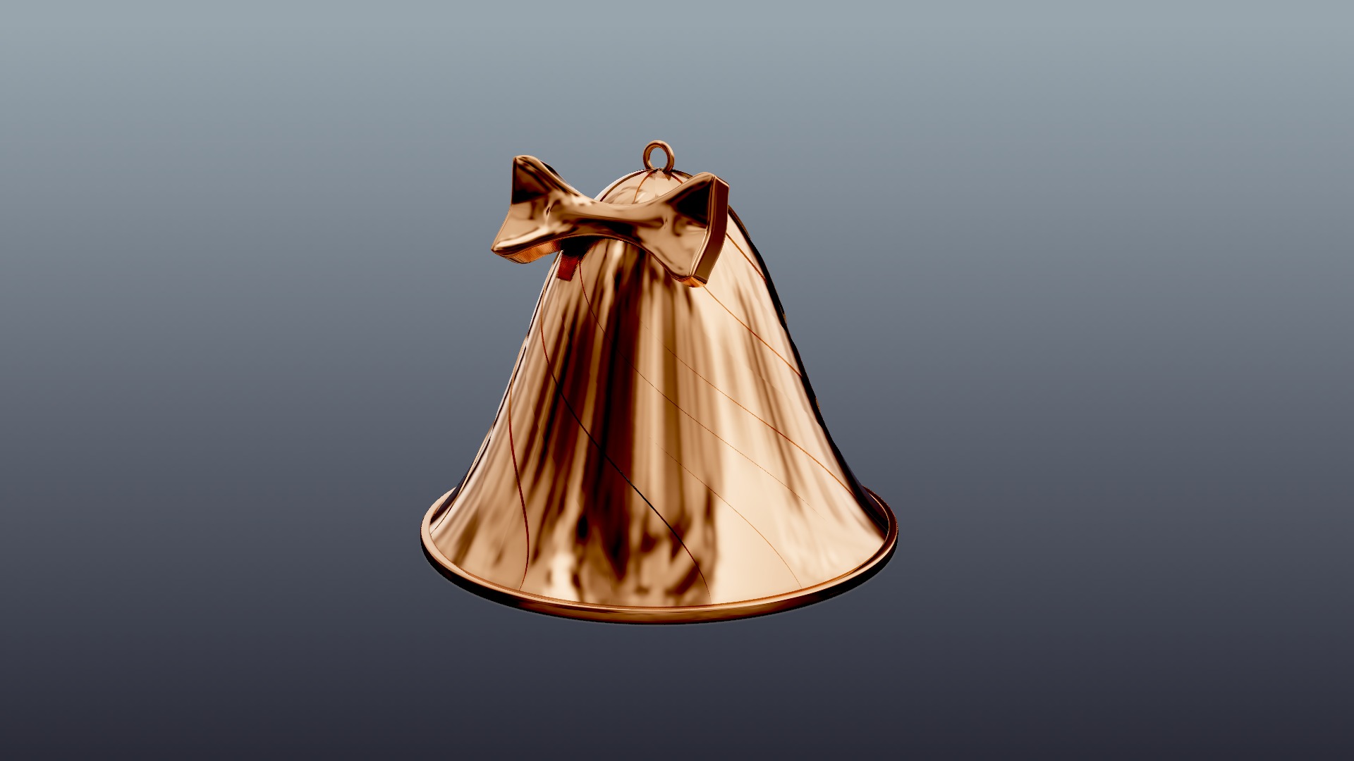 Christmas Bowtie Jingle Bell 3D print model_3