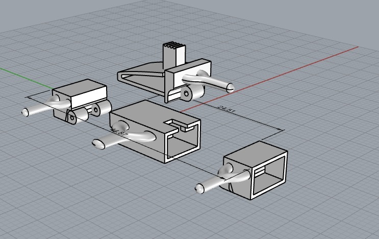 Lock braclet 3D print model_13