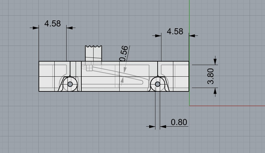 Lock braclet 3D print model_21