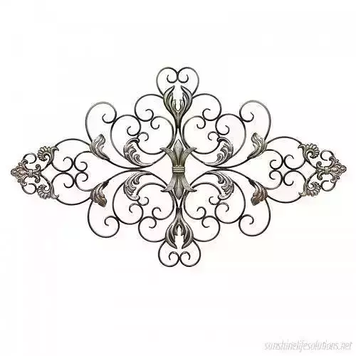 Stratton Home Decor Ornate Scroll Wall Decor 3D model