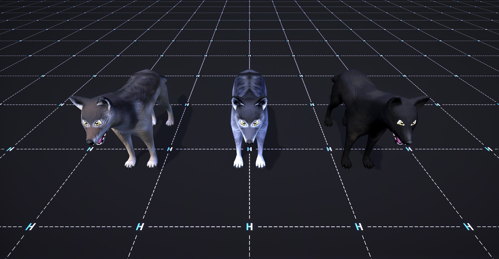 Forest Animals - Stylized Fantasy Characters Low-poly 3D model_3